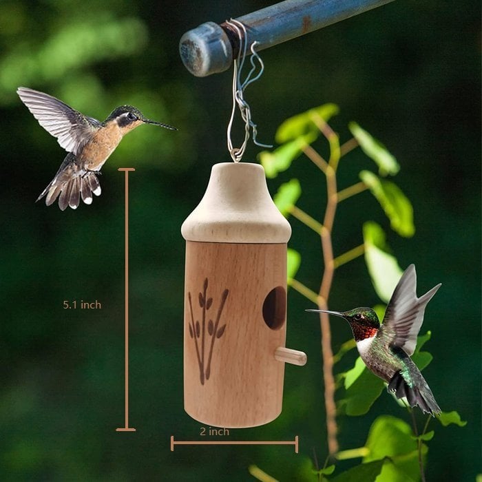 💕Wooden Hummingbird House-Gift for Nature Lovers🔥🔥