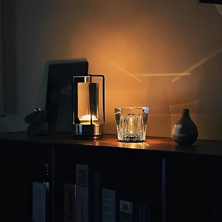 LED Crystal Wine Light