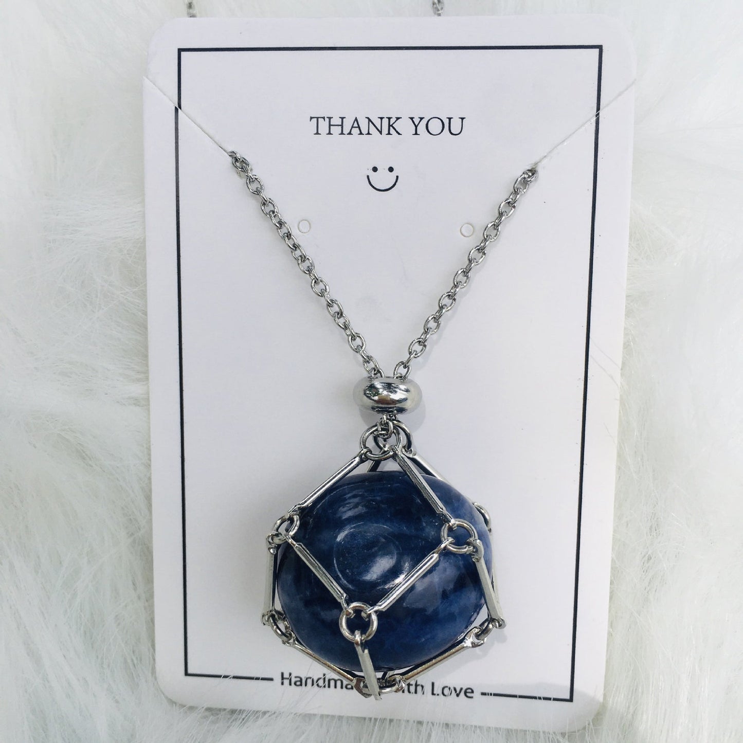 Crystal Stone Holder Necklace - Free (Crystal) Gift Included🎁