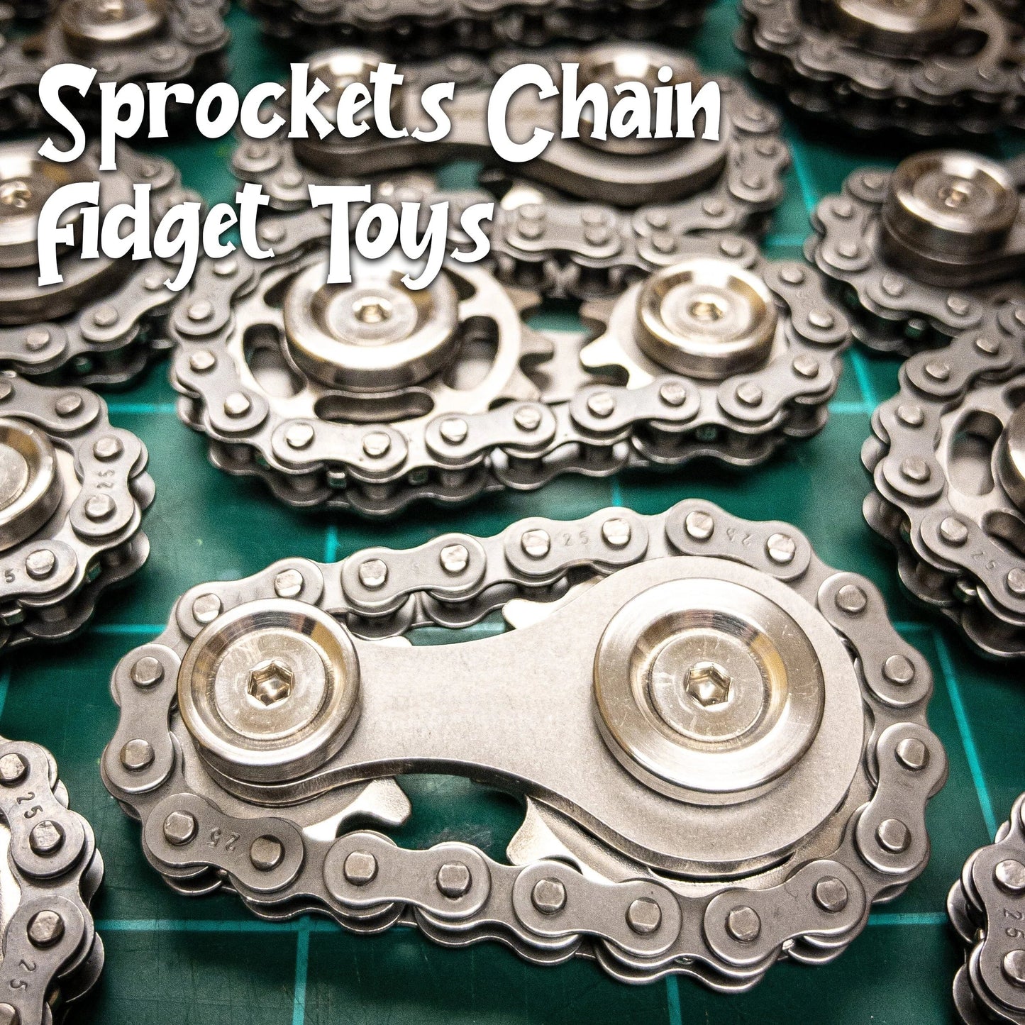 🙌Hot Sale⚙️Sprockets Bicycle Chain Fidget Spinner Toys