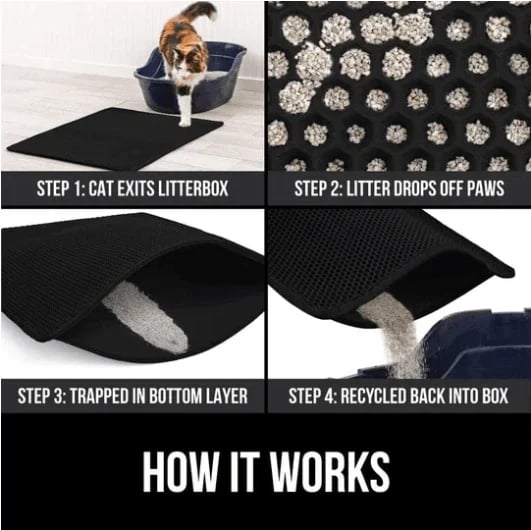 Slip Cat Litter Mat-BUY 3 GET 1 FREE