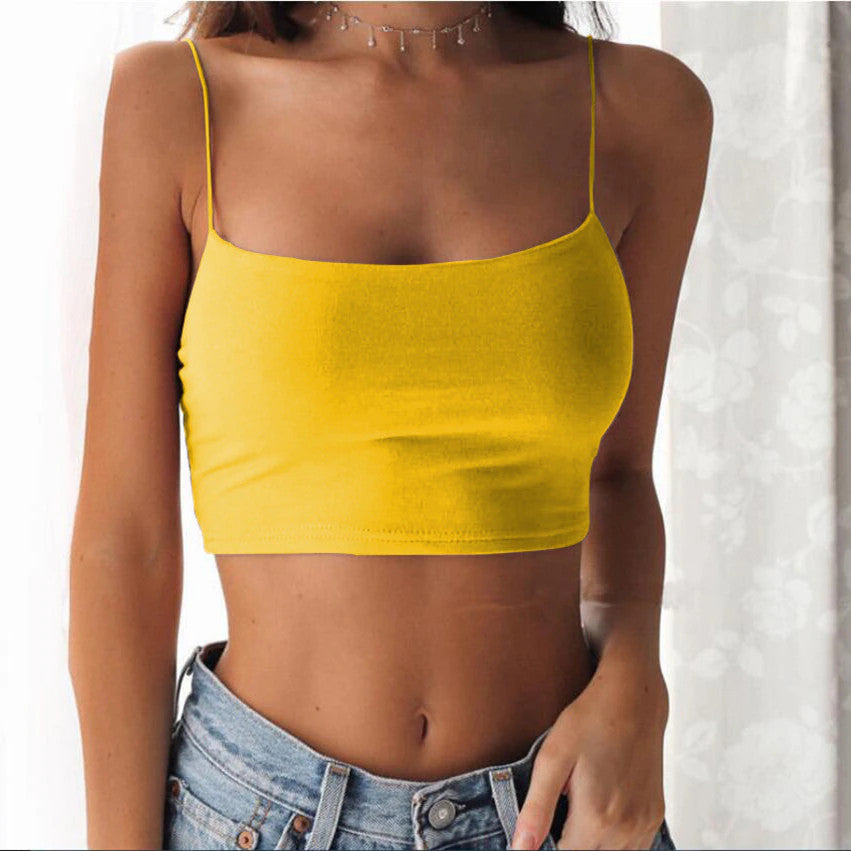 🔥 Crop Top With Sleeveless