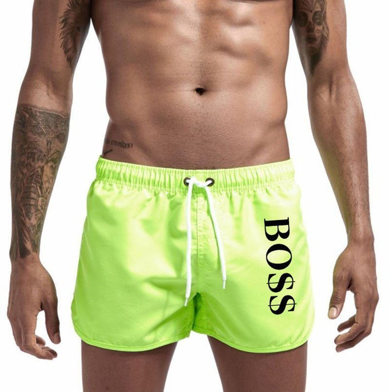 Mens Swim Shorts Summer Colorful Swimwear