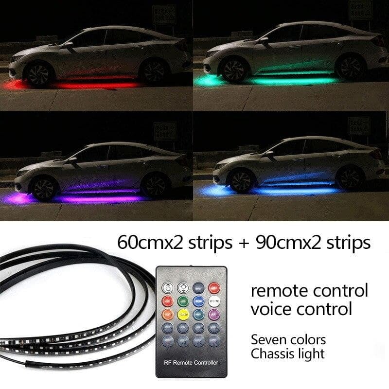 New Car Chassis Flexible RGB Waterproof LED Strip Lights