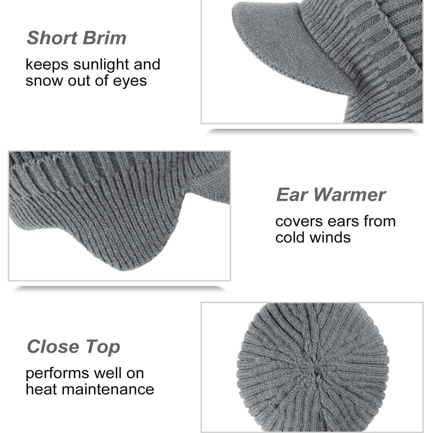 Hot SALEElastic Warm Ear Protection Knitted Hat