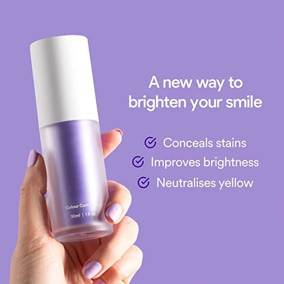 New V34 Series Toothpaste Purple Colour Corrector