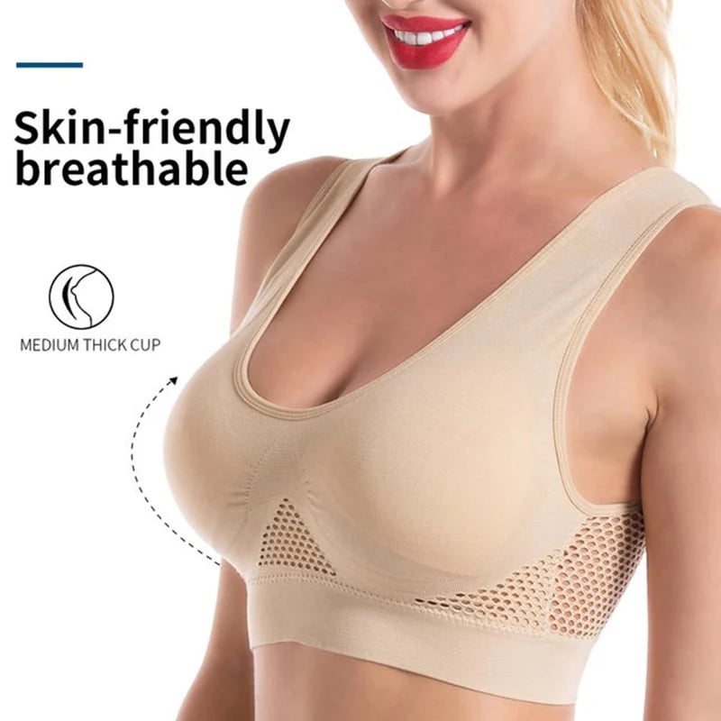 🔥Breathable Cool Liftup Air Bra