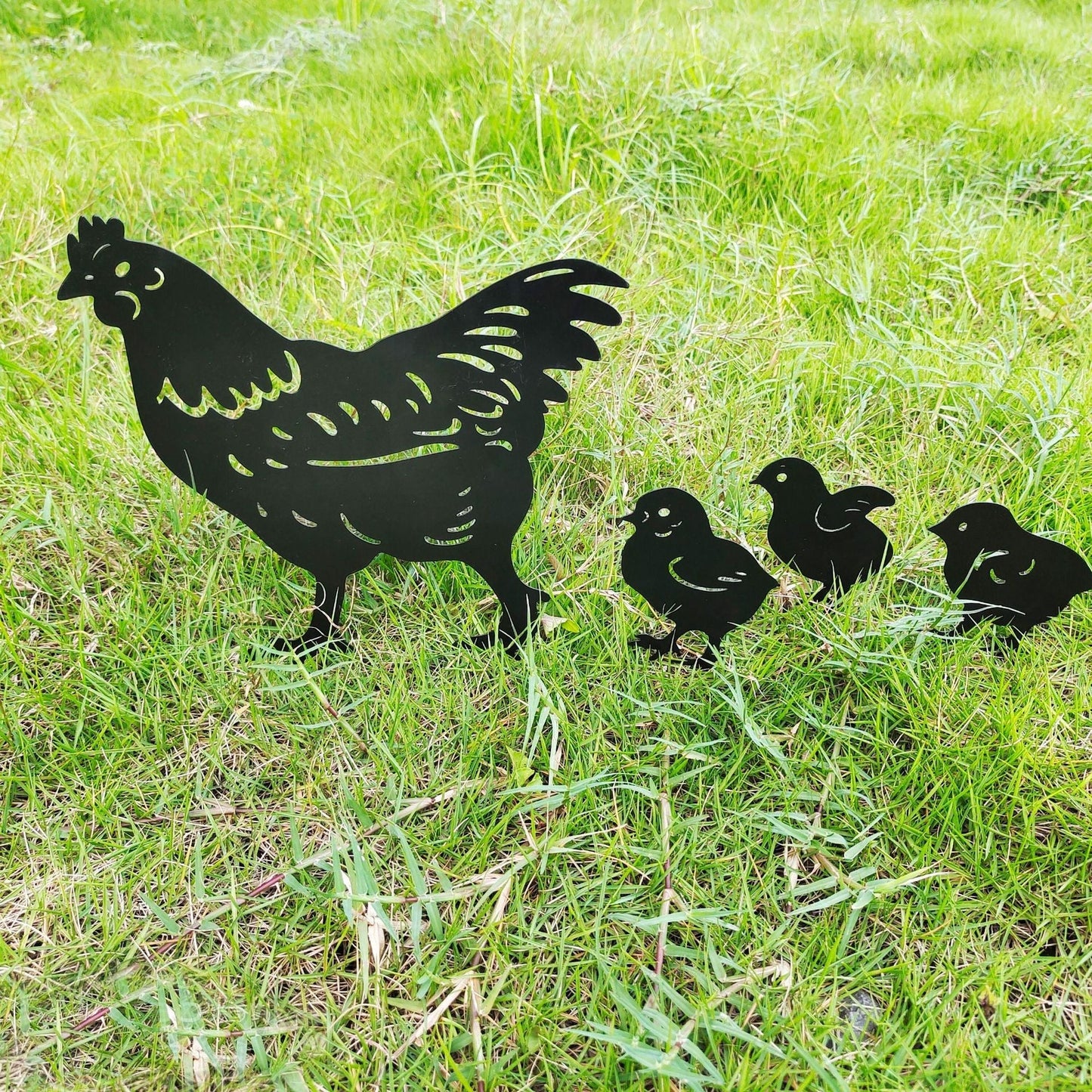 Metal Animal Silhouette Garden Stakes For Yard Decoration