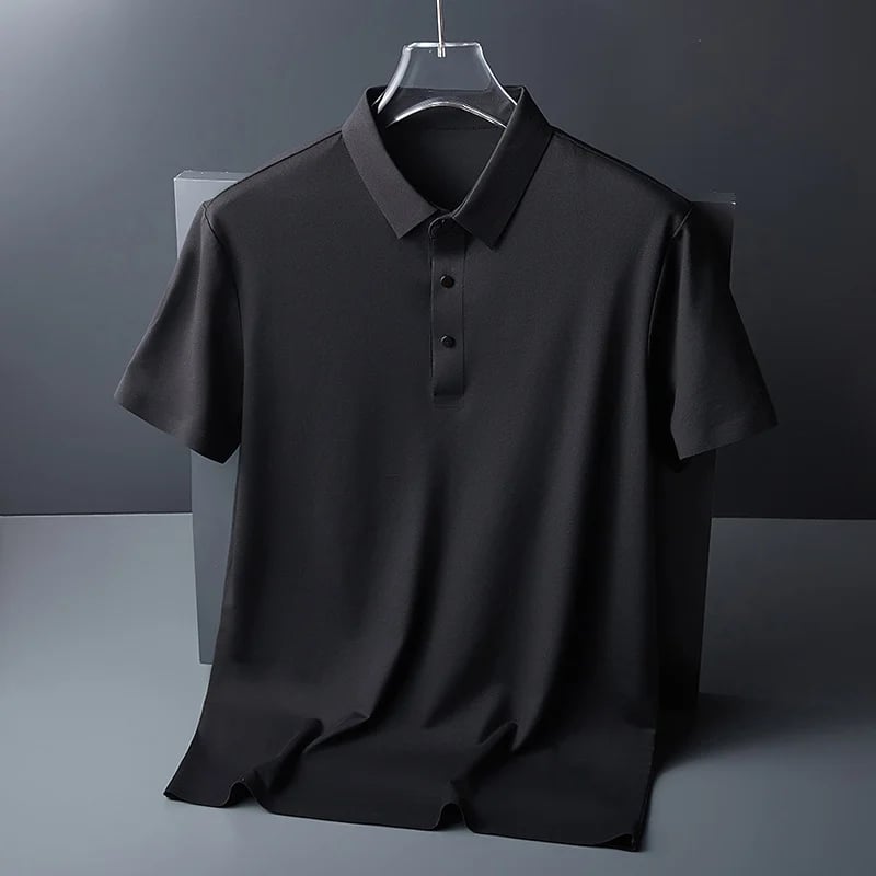 Men's Ice Silk Short Sleeve Polo Shirt