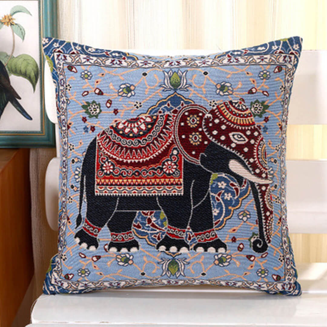 Elephant Double-sided Cushion Cover