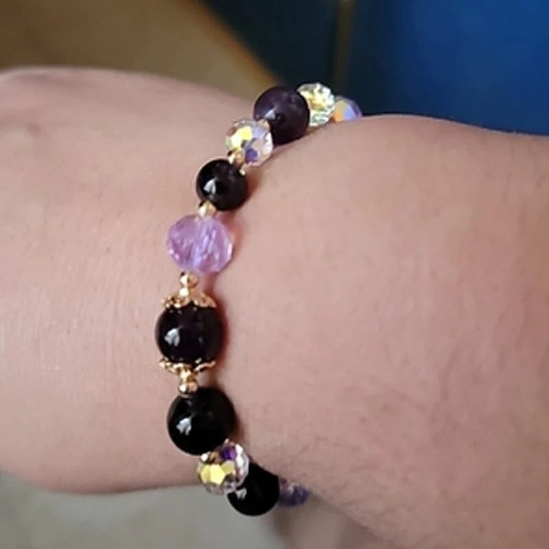 💜Special Gift For Yourself/Wife/Mother/Daughter - Natural Amethyst Water Drop Bracelet