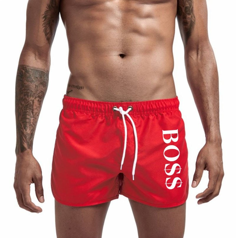 Mens Swim Shorts Summer Colorful Swimwear