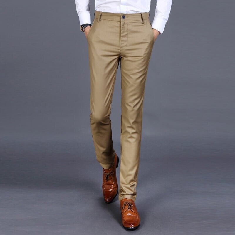 Men's Classic Pants with Good Elasticity