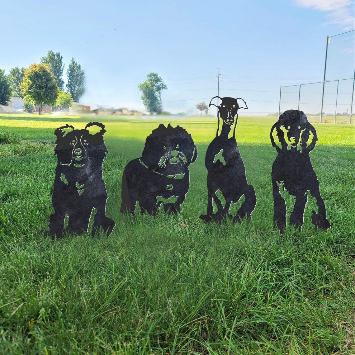 Bichon Frise Metal Silhouette