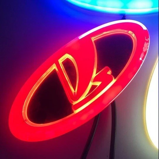 🚗4D car Logo Badge LED Light