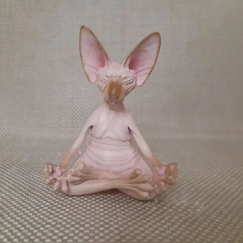 🔥Last Day Promotion🔥😻Sphynx Cat Meditate Yoga