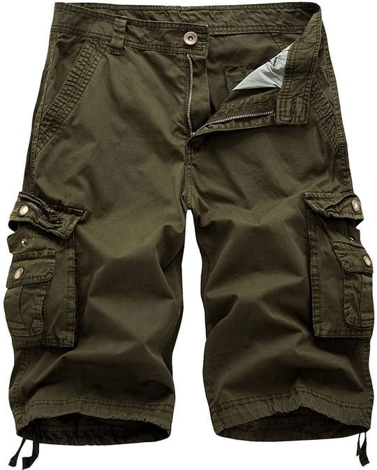 Men’s Loose Cargo Shorts with Big Pocket