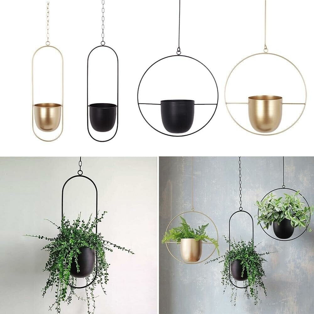 Modern Hanging Iron Flower Pot