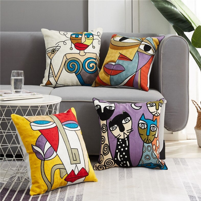 Modern Abstract Art Pillow Covers