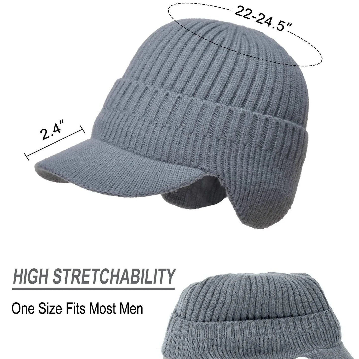 Hot SALEElastic Warm Ear Protection Knitted Hat