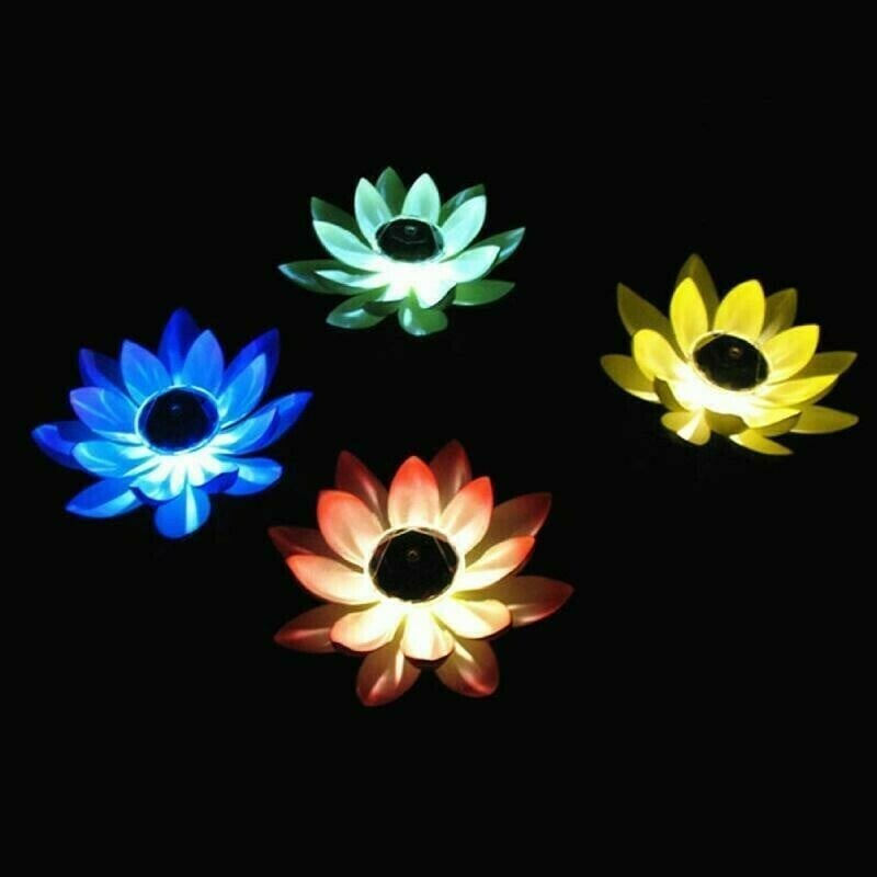 Solar Floating Lotus Flower Light