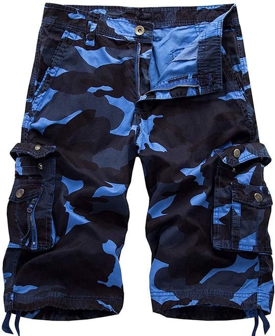 Men’s Loose Cargo Shorts with Big Pocket