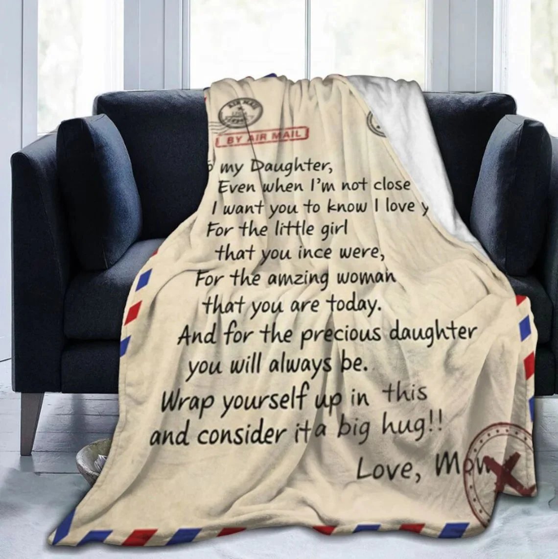 🎁To My Daughter - Warm Gift Blanket