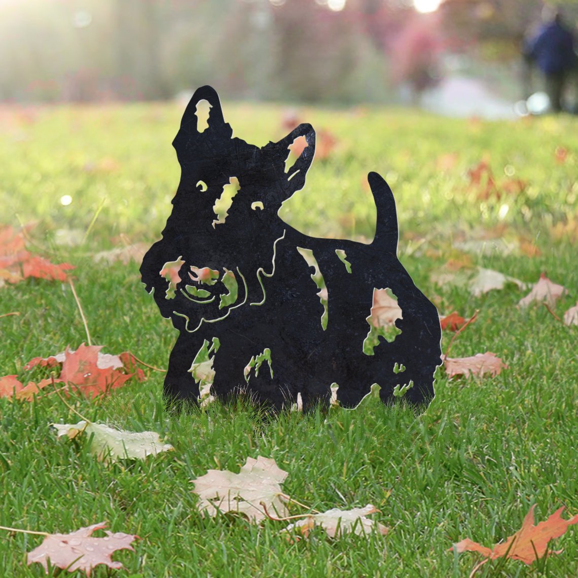 Scottish Terrier Metal Silhouette