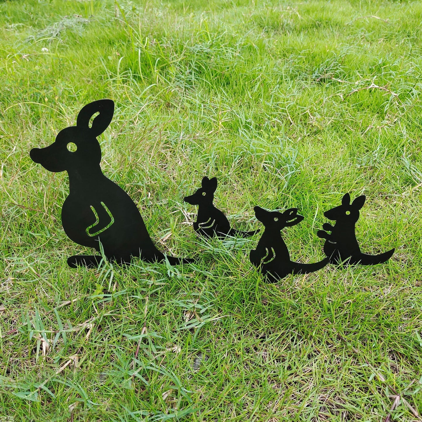 Metal Animal Silhouette Garden Stakes For Yard Decoration