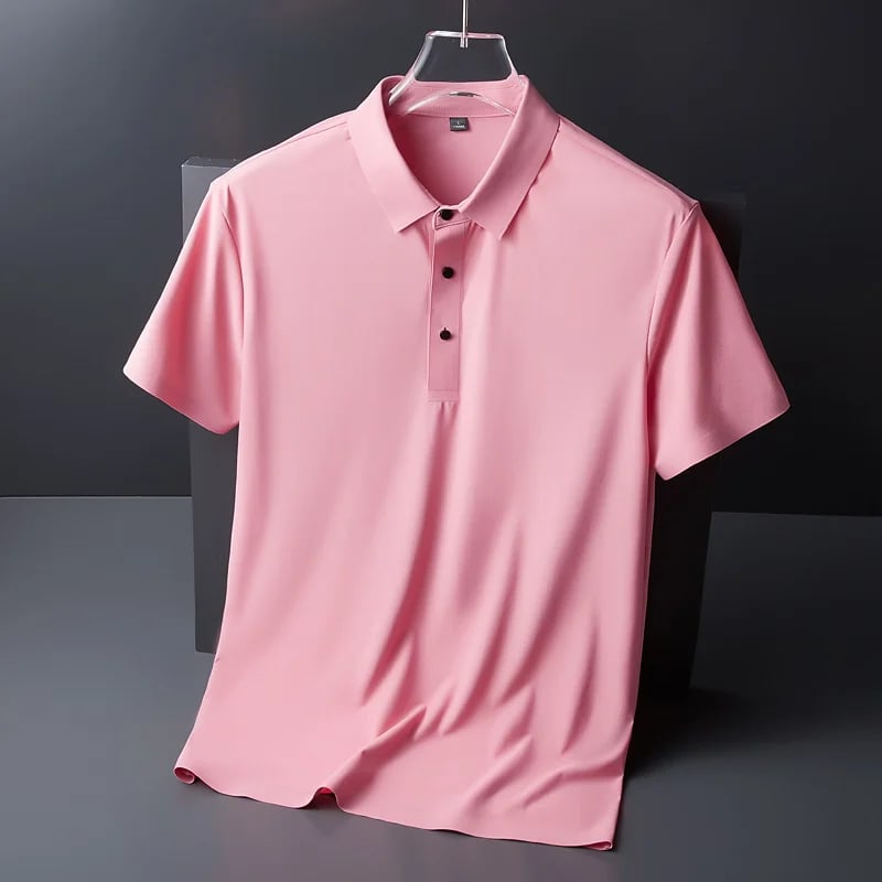 Men's Ice Silk Short Sleeve Polo Shirt