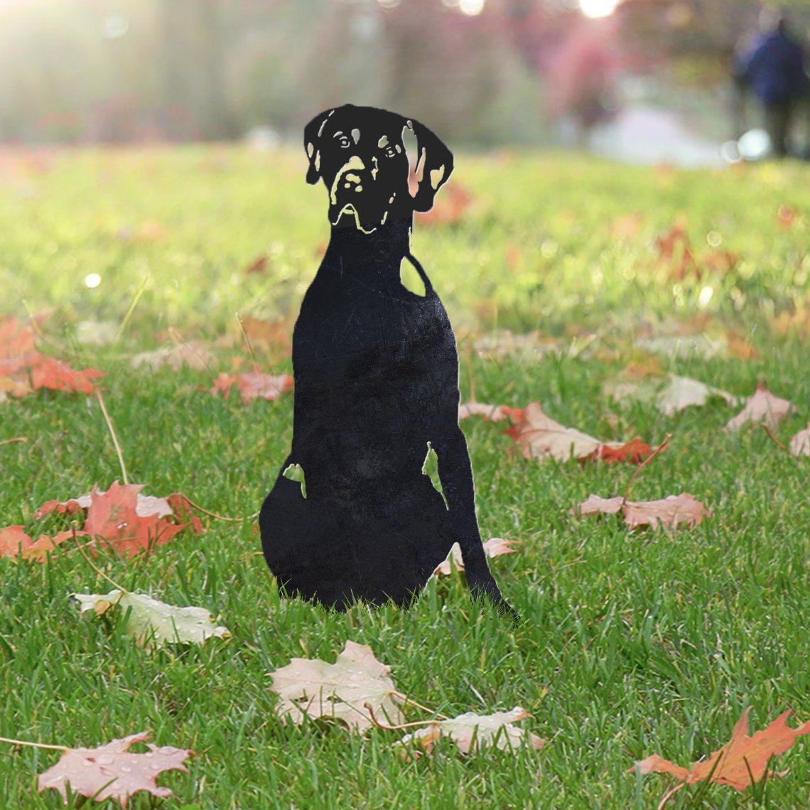 Weimaraner Metal Silhouette