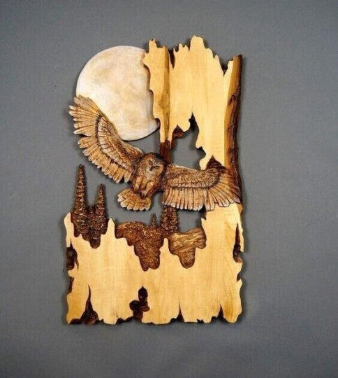 Animal Carving Handcraft Wall Hanging | Perfect Gift