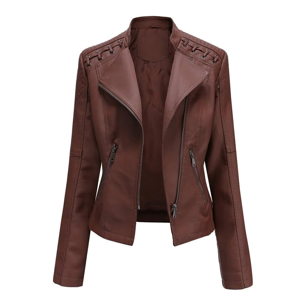 👚Special Sale 49%- Washed Leather Jacket