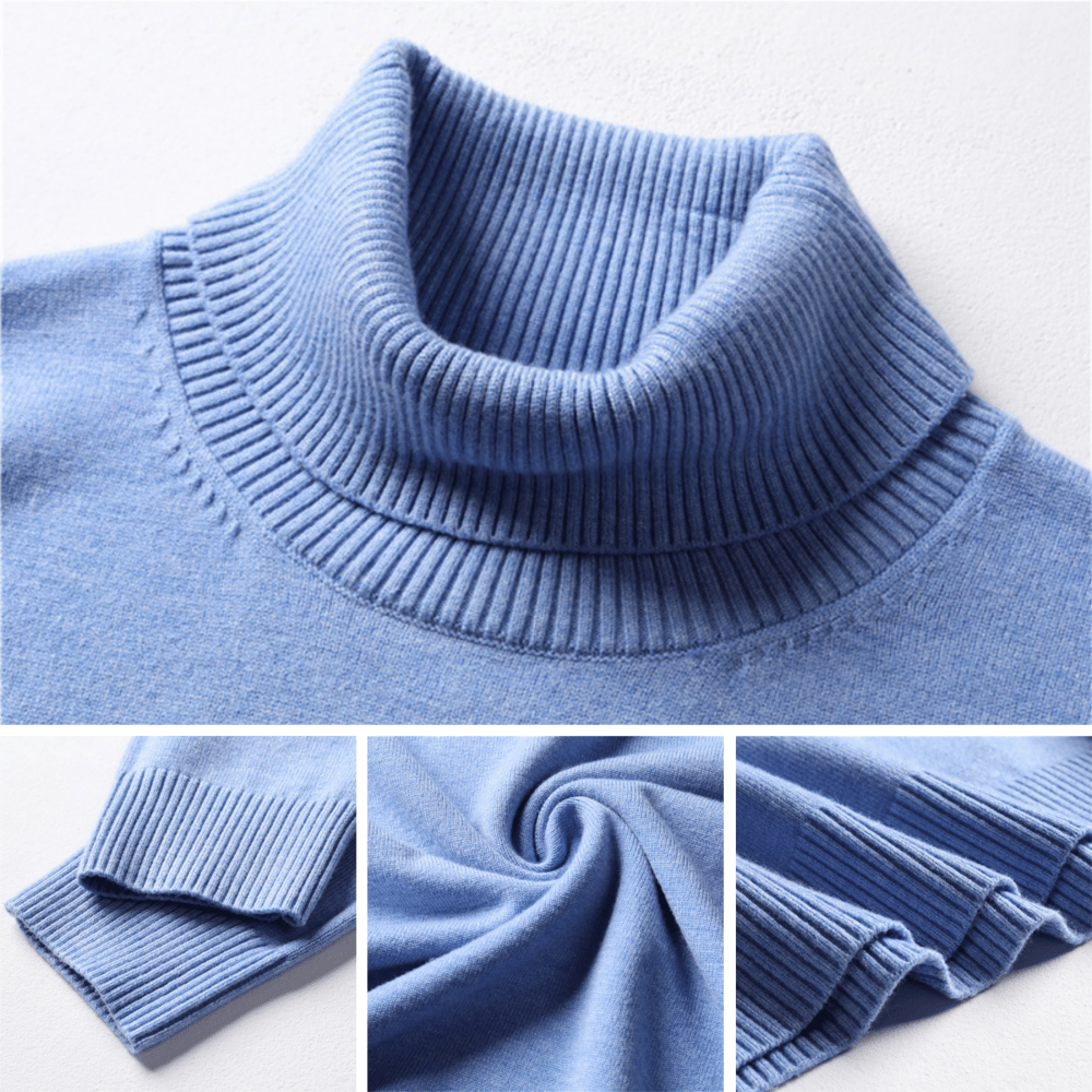 HEARTH 100% MERINO ACE WOOL TURTLENECK