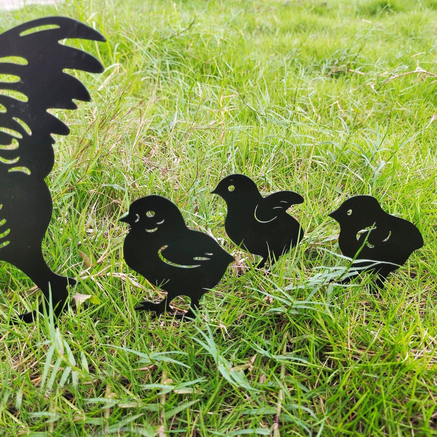 Metal Animal Silhouette Garden Stakes For Yard Decoration