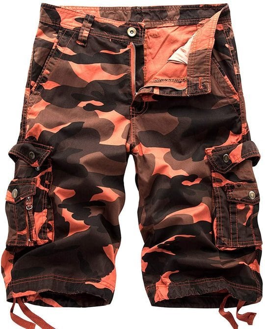 Men’s Loose Cargo Shorts with Big Pocket