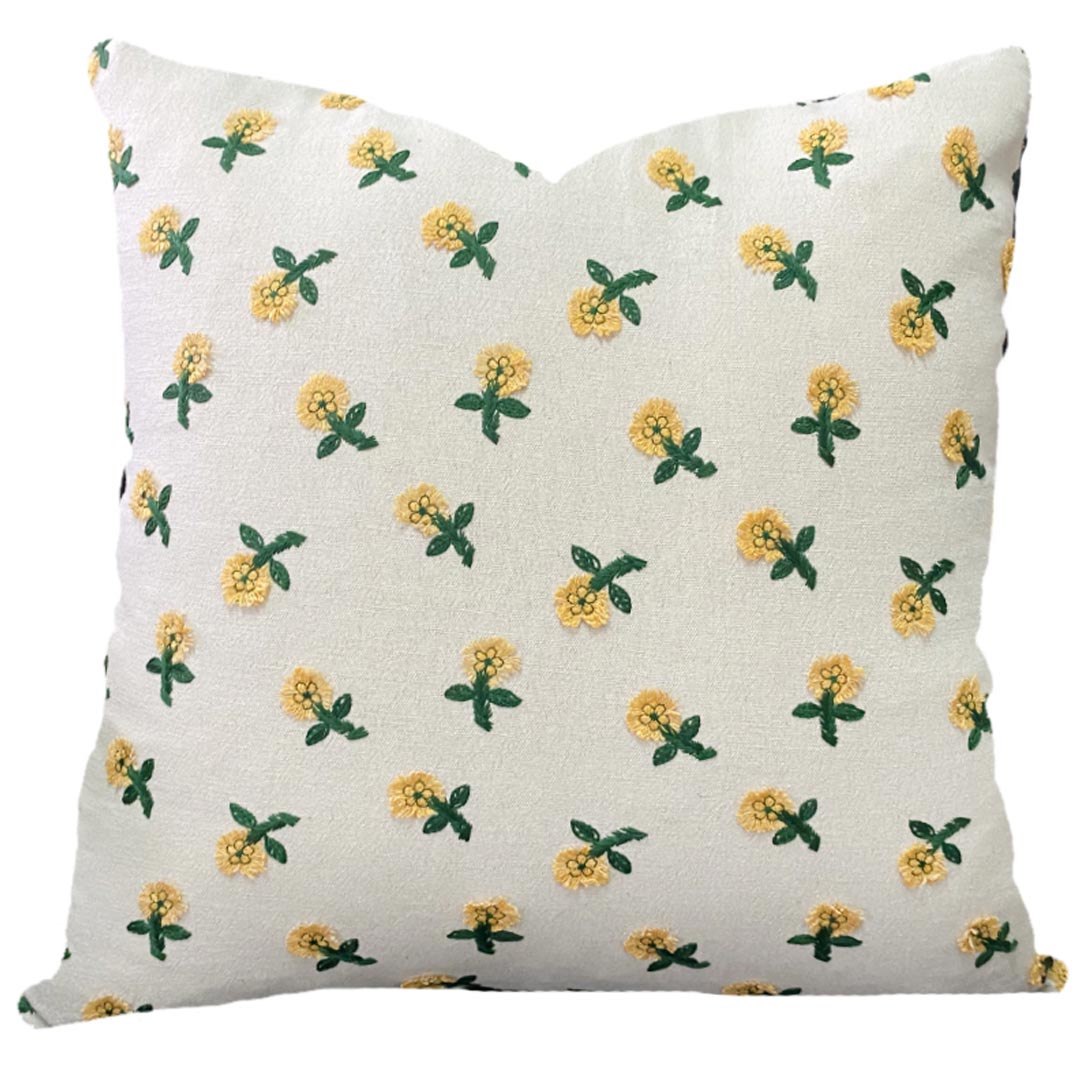 Embroidery Flower/Bird  Cushion Covers