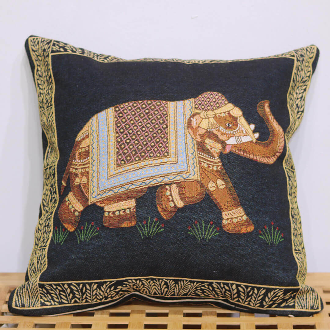 Elephant Double-sided Cushion Cover