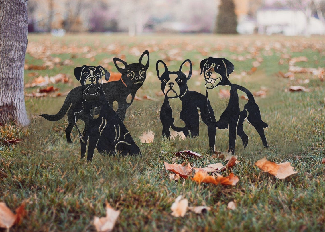 Labrador Retriever Metal Silhouette