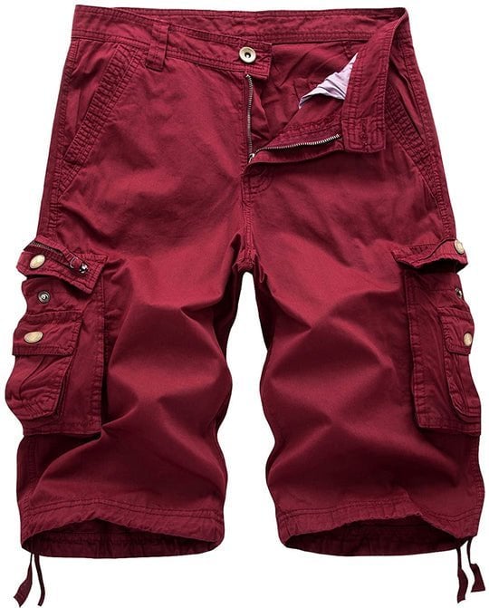 Men’s Loose Cargo Shorts with Big Pocket