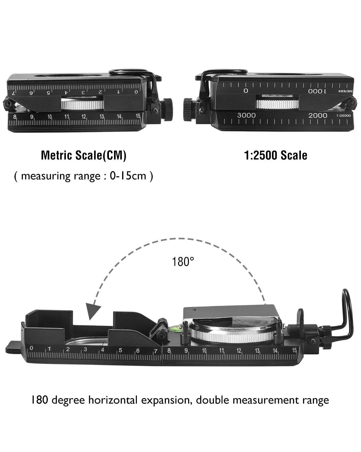 Multifunctional Military Aiming Navigation Compass