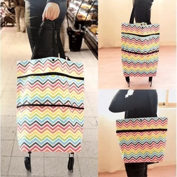 ✨2023 New Version✨Foldable Shopping Trolley Tote Bag