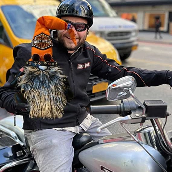 🔥Cool Harley Biker Gnome