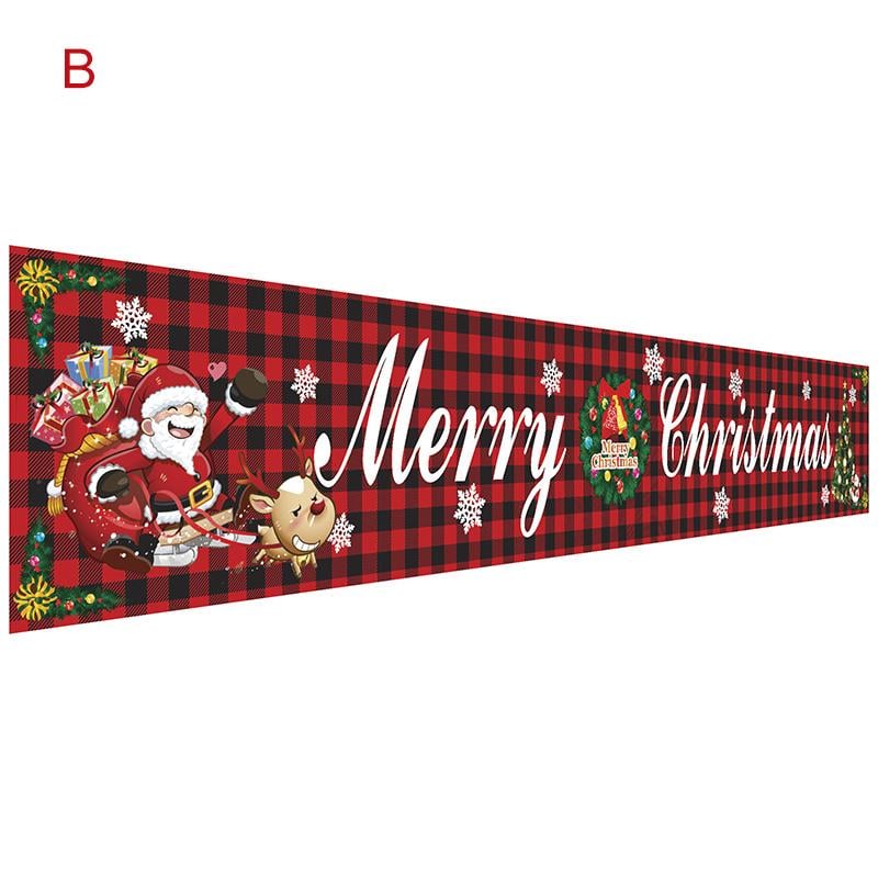 🧑‍🎄Christmas Hot Sale - Christmas Outdoor Banner Flag Pulling