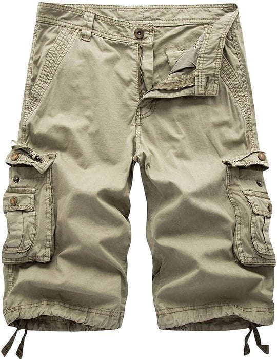 Men’s Loose Cargo Shorts with Big Pocket