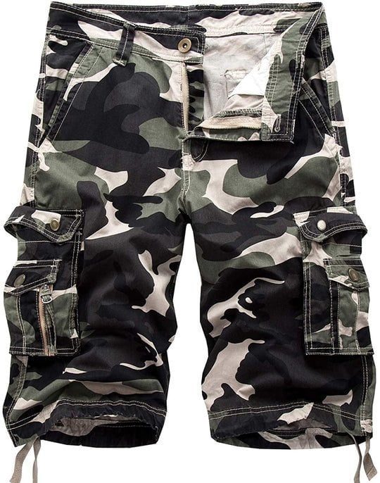 Men’s Loose Cargo Shorts with Big Pocket