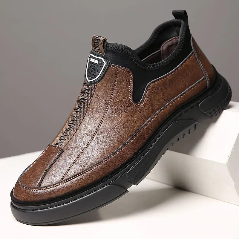 Men's fashion high-top Martin inner heightening shoes