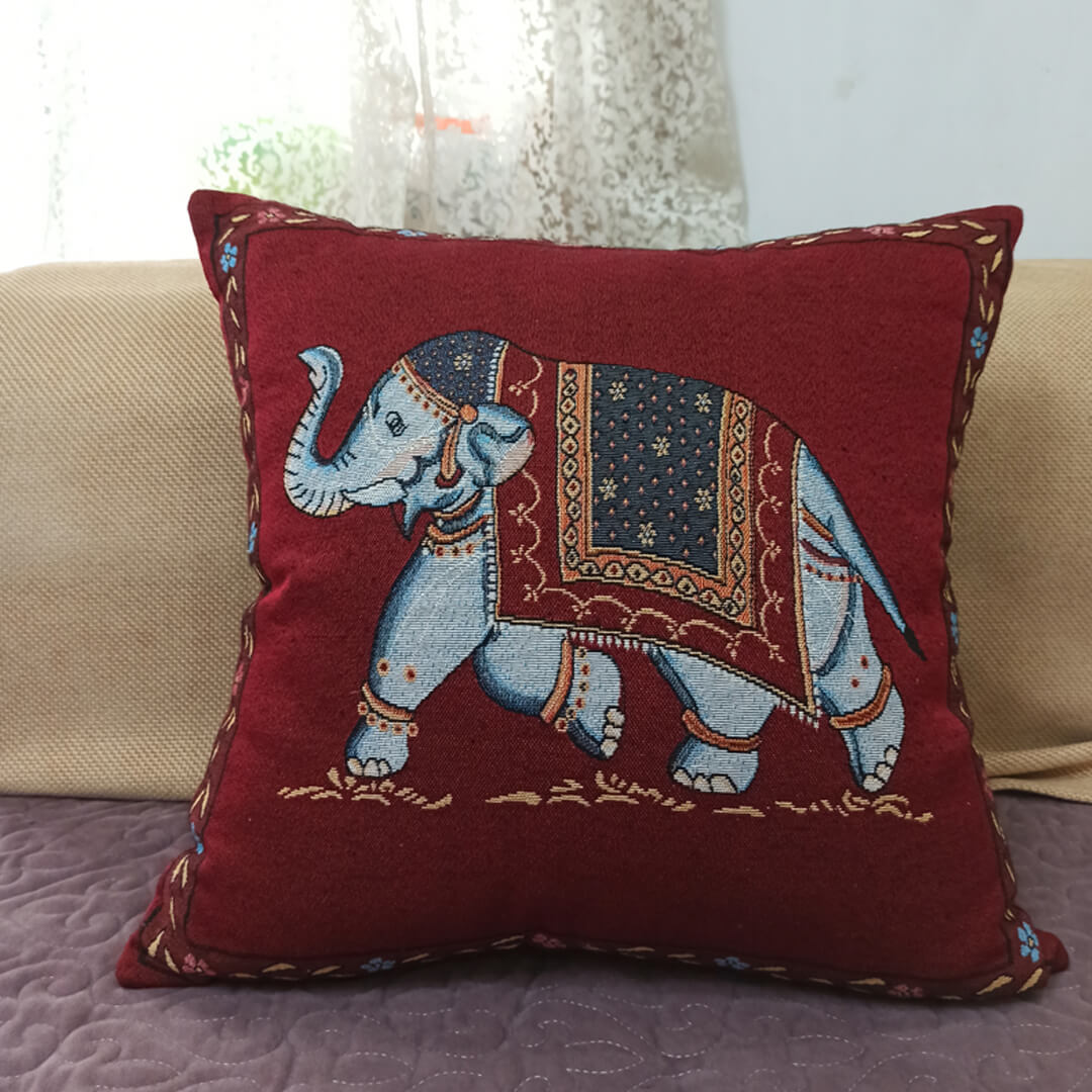 Elephant Double-sided Cushion Cover