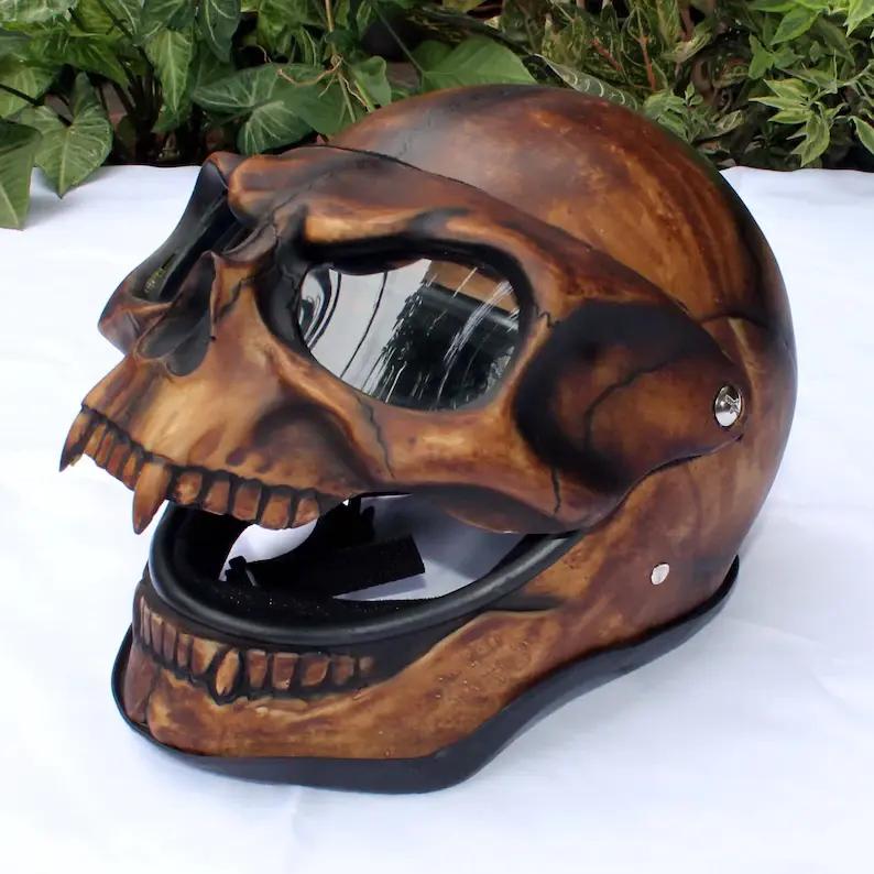 Necromancer Skull Helmet---decoration