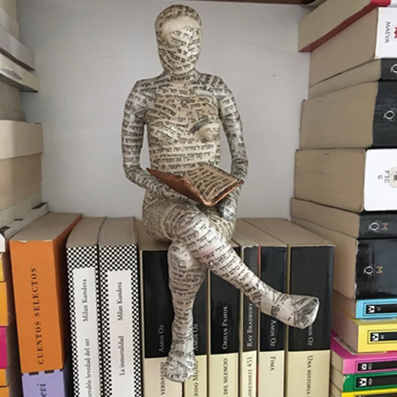 Creative Reader Decoration From Resin